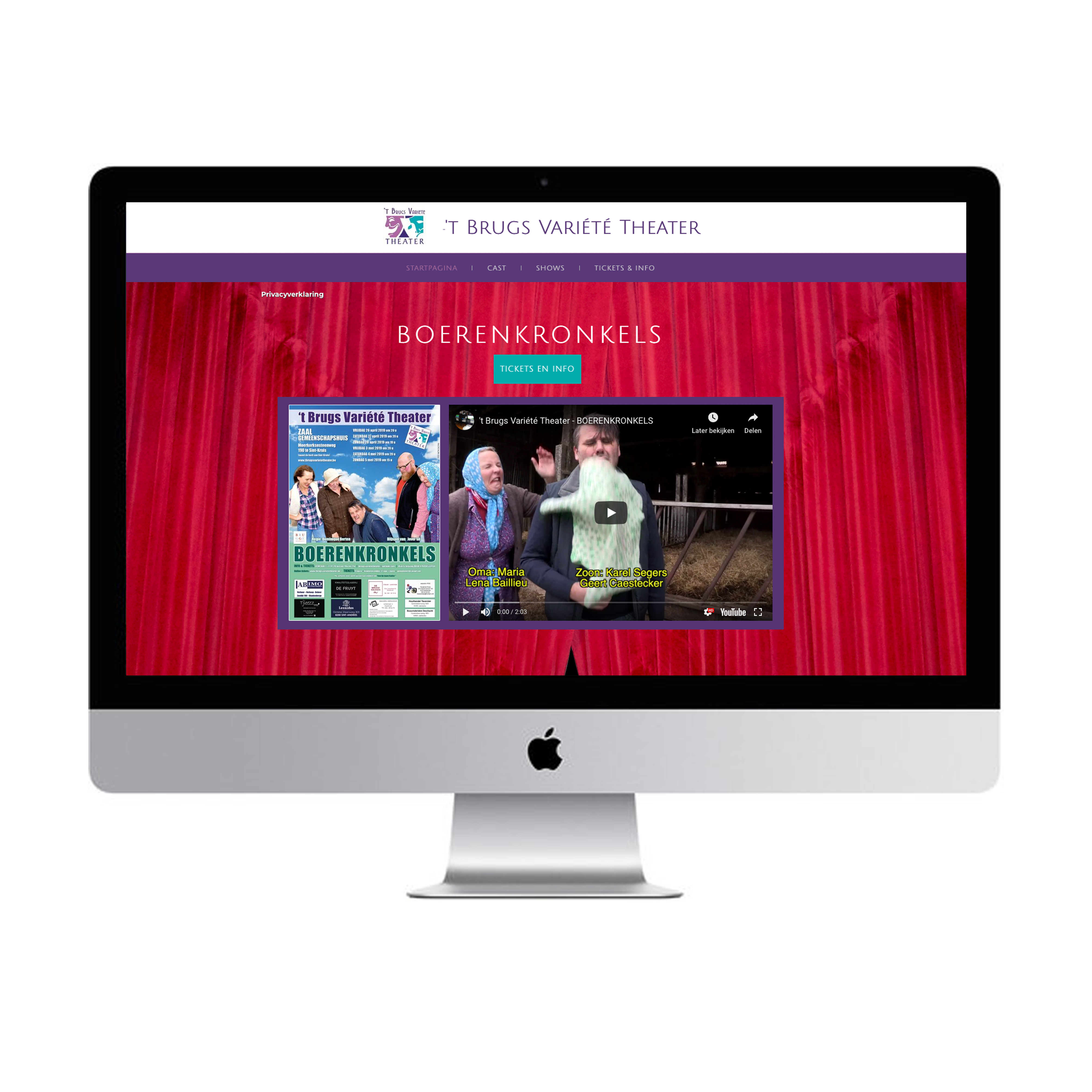 website 't brugs variéte theater